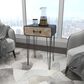 Uma Enterprises Modern Accent Table in Black, Brown and Gray, , large