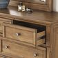 Ashley Feddinger 3-Piece Queen Storage Bedroom Set in Chestnut Brown, , large