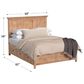 Hawthorne Furniture San Mateo Queen Storage Bed in Wheat, , large