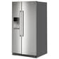Maytag 28.7 Cu. Ft. Wide Full-Depth Side-by-Side Refrigerator in Fingerprint Resistant Stainless, , large