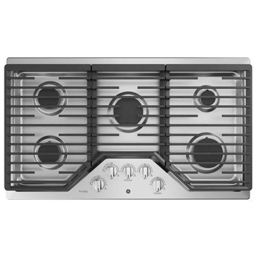 GE Profile 36" Gas Cooktop with 30" Built-In Combination Microwave/Wall Oven in Stainless Steel, , large