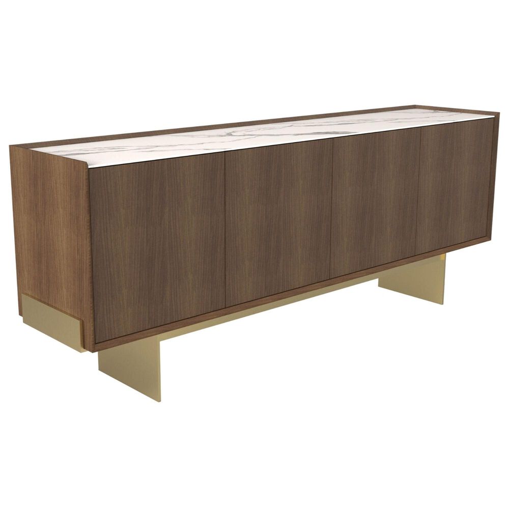 Casabianca Home Italia Sideboard Buffet in Walnut, , large