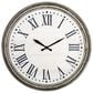 Ganz USA Wood Frame Roman Numeral Wall Clock in Multicolor, , large