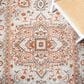 Safavieh Cabana CBN680B 4"5" x 6"5" Beige and Orange Indoor/Outdoor Area Performance Rug, , large