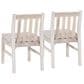 Linon Home Decor Teagon Patio Side Chair with Beige Cushion in Natural (Set of 2), , large