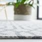 Safavieh Martha Stewart Cotton 6"7" x 9" Silver and Grey Area Rug, , large