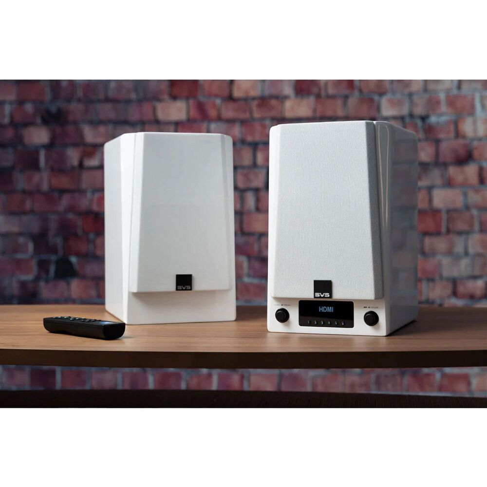 SVS Prime Wireless Pro Powered Speaker in Piano Gloss White &#40;Pair&#41;, , large