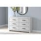 Ashley Cayboni 6-Drawer Dresser in Whitewash, , large