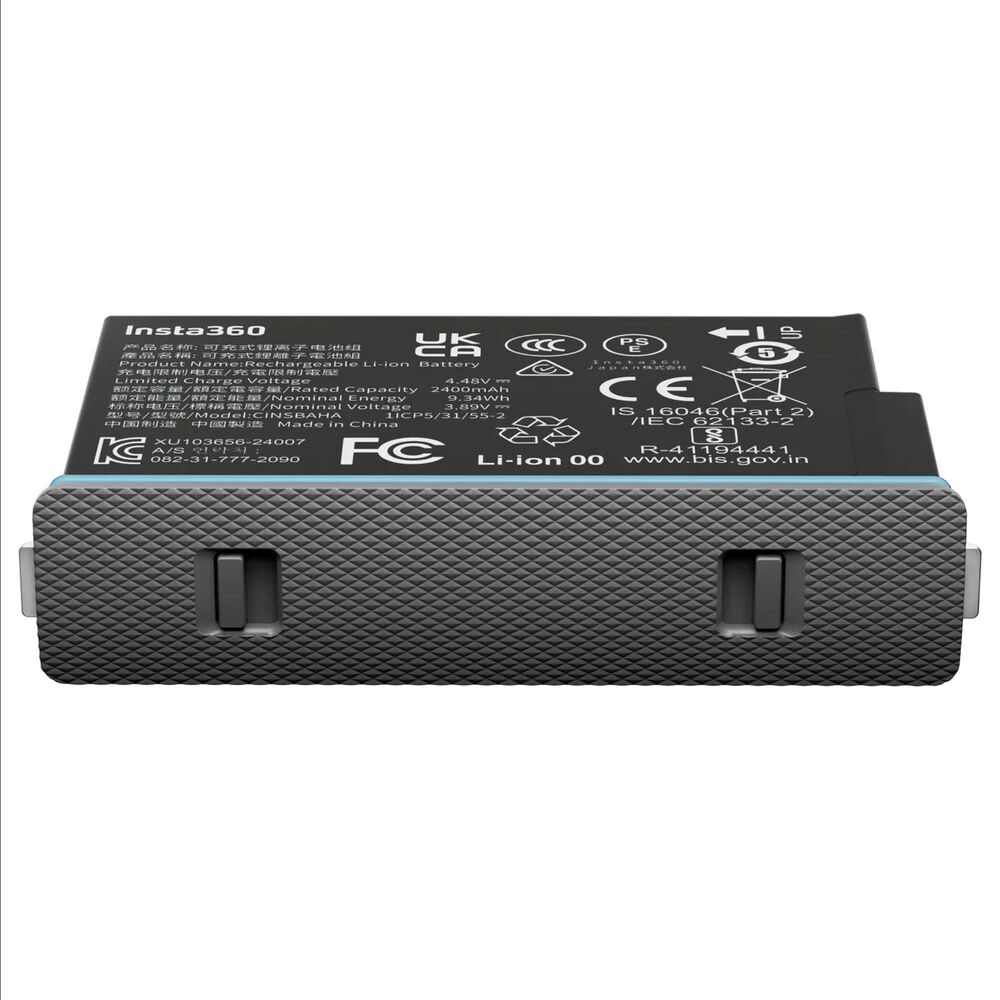 Insta360 X5 Rechargeable 2400mAh Battery in Black, , large