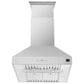 Forno Coppito 30" Island Range Hood in Stainless Steel, , large