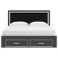Ashley Zuraleus 3-Piece King Storage Bedroom Set in Matte Black, , large