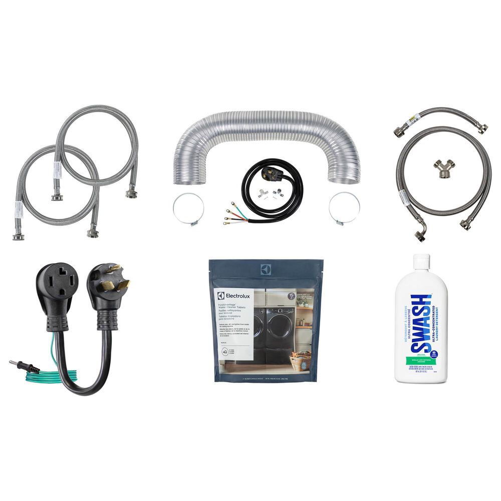 Petra Industries Inc 6-Piece Steam Laundry 4-Prong Accessory Kit in Black and Silver, , large
