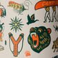 YETI Rambler 18 Oz Water Bottle with Color-Blocked Straw Cap in Cape Summer Camp, , large