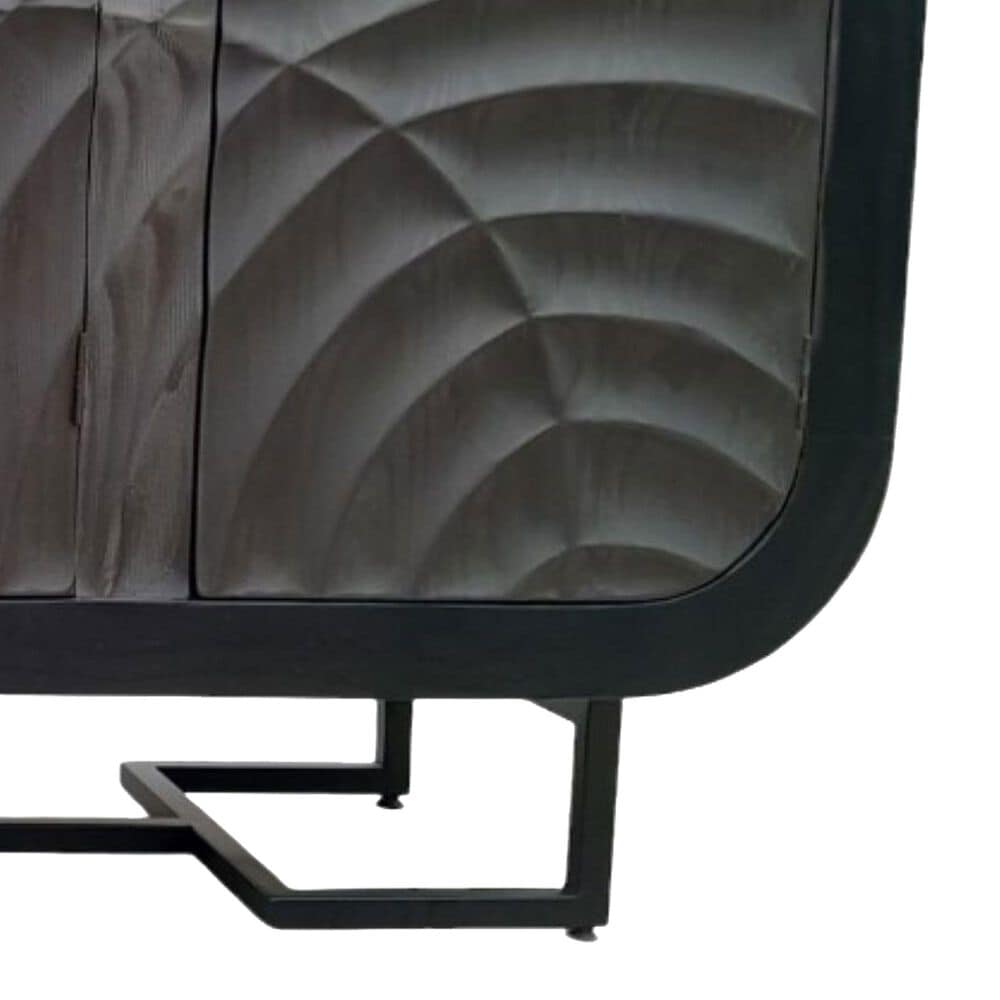 Santa Fe Rustic Sample Black Console, , large