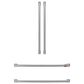 Cafe 4-Piece Handle Kit Door Refrigerators in Stainless Steel, , large