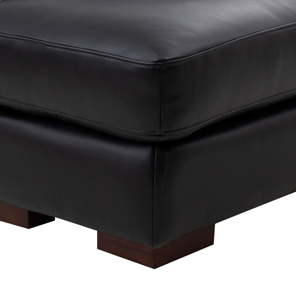 Italiano Furniture Luca Ottoman in Black, , large