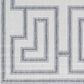 Ashley Matinwood 5" x 7" Ivory and Charcoal Outdoor Rug, , large