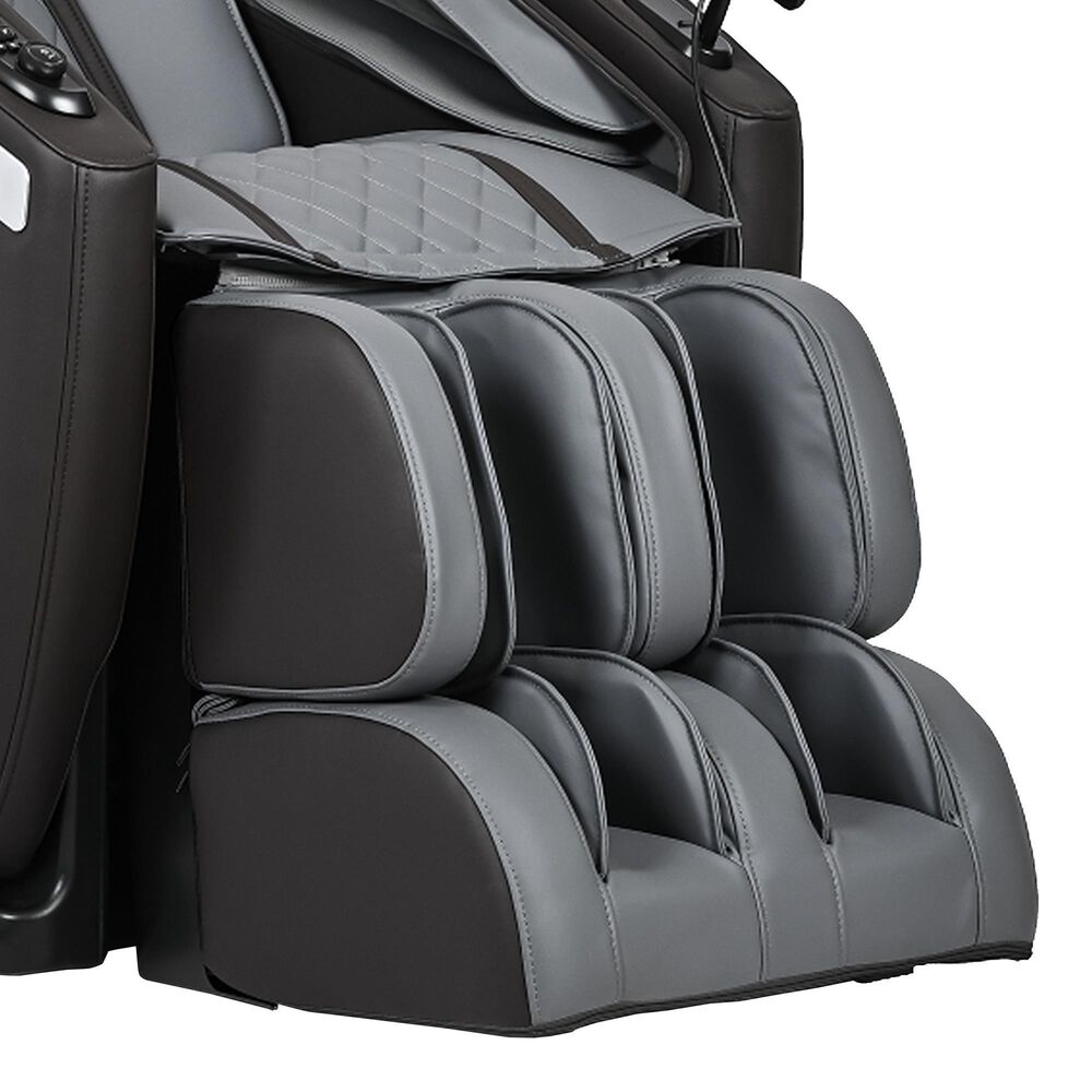 Cozzia Zen XE Power Massage Chair in Grey and Espresso, , large