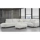 Nura Home 5-Piece Sectional in Geller Marble, , large