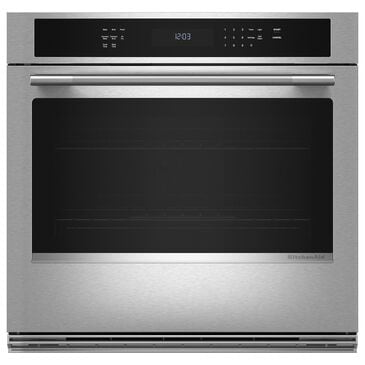 KitchenAid 30" Single Wall Oven with Air Fry Mode in PrintShield Stainless, , large