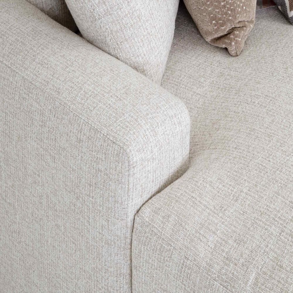 Moore Furniture Jude 3-Piece Sectional with Reversible Chaise in Natural, , large
