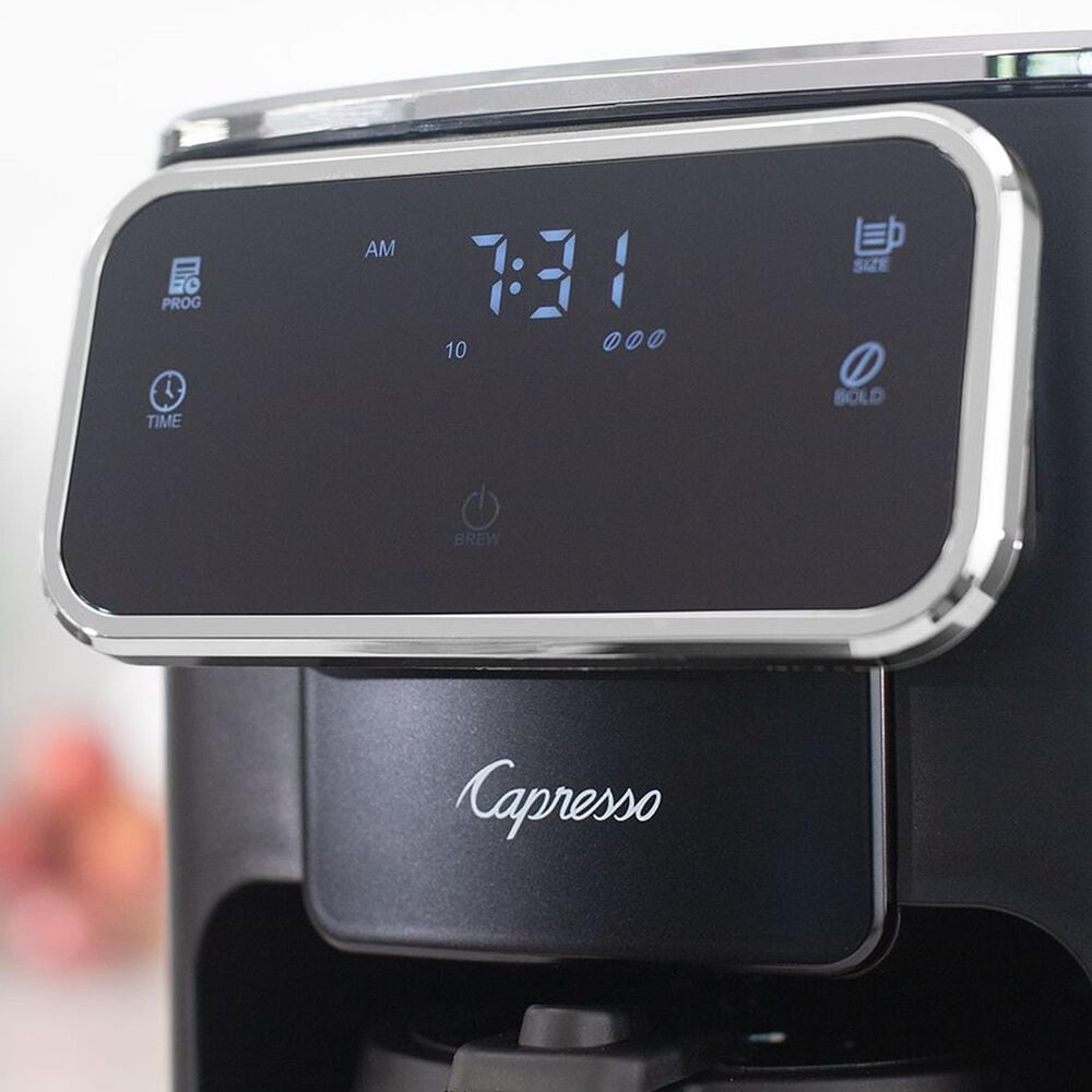 Jura 10-Cup Touchscreen Coffee Maker with Thermal Carafe in Black and Stainless Steel, , large