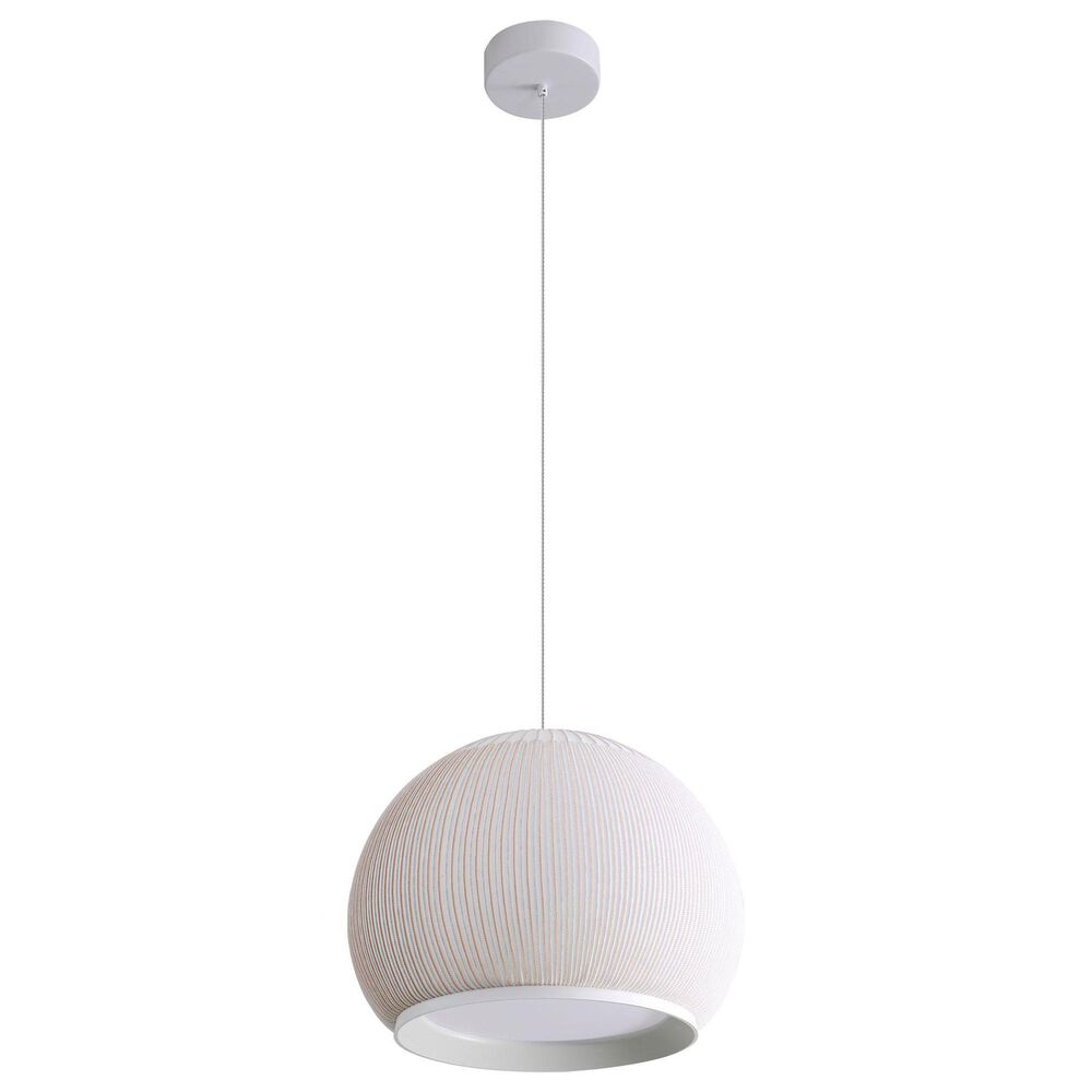 Golden Lighting Tela 14" LED Pendant in Sand Yellow, , large