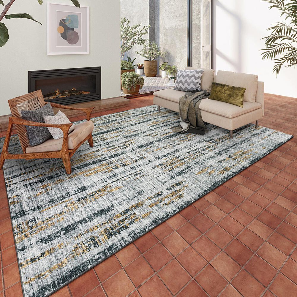 Dalyn Rug Company Winslow 5&#39; x 7&#39;6&quot; Grey Indoor/Outdoor Area Rug, , large
