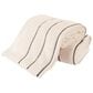 Timberlake Lavish Home Zero Twist 2-Piece Towel Set in Bone and Black, , large