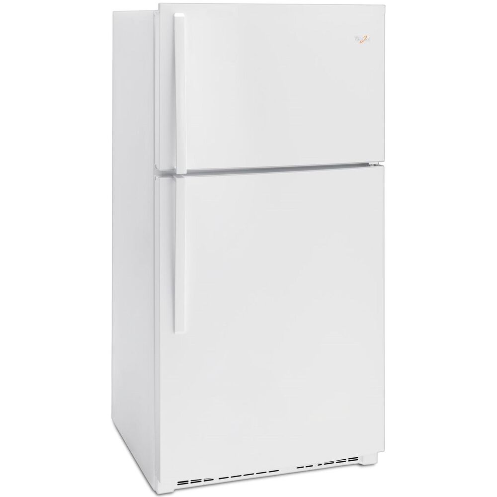 Whirlpool 21 Cu. Ft. 33" Wide Top Freezer Refrigerator in White, , large