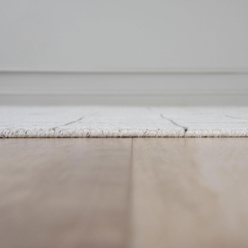 RIZZY Kiki Ivory, Beige and Charcoal 4' x 6' Area Rug, , large