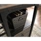 Sauder Steel River Desk in Carbon Oak and Black, , large