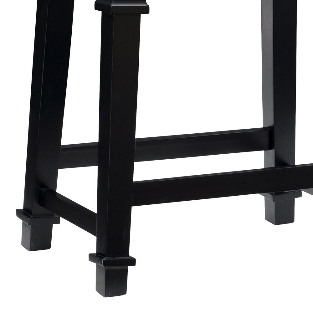 Linon Home Decor Kennedy Counter Stool in Black, , large