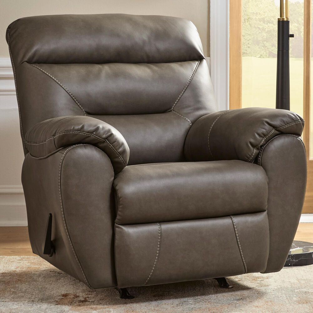 Ashley Elksworth Manual Rocker Recliner in Ash, , large