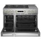 Monogram 48" Dual-Fuel Professional Range with 6 Burners and Steam Clean in Stainless Steel, , large