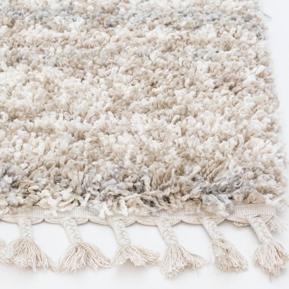Central Oriental Castle Ohara 5&#39; x 7&#39;3&quot; Cream and Beige Area Rug, , large