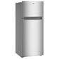 Whirlpool 18 Cu. Ft. Top Freezer Refrigerator with Total Coverage Cooling in Fingerprint Resistant Stainless Steel, , large
