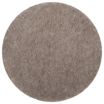 Safavieh Sheep Shag SSG120A 6" Round Silver Area Rug, , large