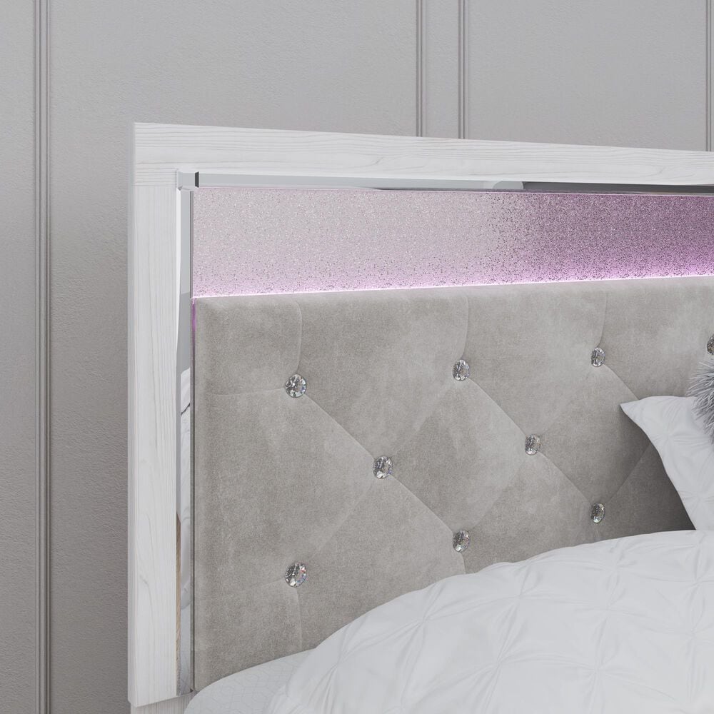 Ashley Altyra King Panel Bed  in White, , large