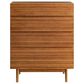 Natural Bamboo Furnishings 4 Drawer High Chest, , large