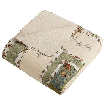 Peking Handicraft Olivia King Bedspread in Green, , large