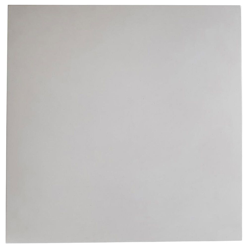Bernhardt Ellison Square Side Table in Sandblasted White and Adobe, , large