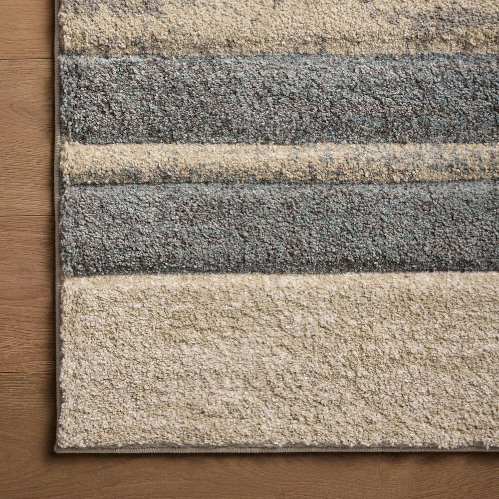 Loloi Silas 5&#39;3&quot; x 7&#39;8&quot; Slate and Sand Area Rug, , large