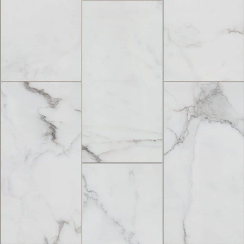 Shaw Synergy Platinum White 12" x 24" Luxury Vinyl Tile, , large