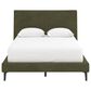 Ashley Chirason Full Platform Bed in Sage Green, , large