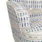 Emerald Home Furnishings Flower Power Accent Chair in Blue Cadet, , large