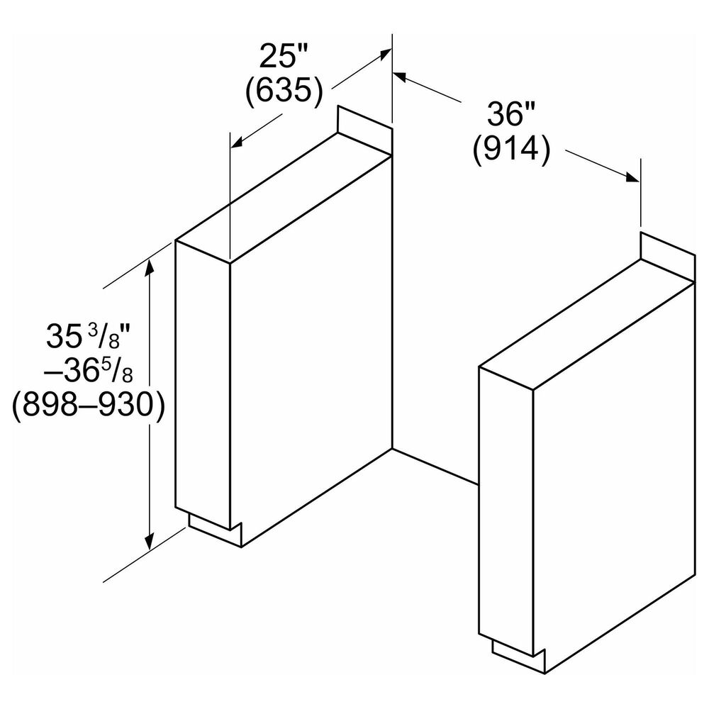 Bosch 36" Freestanding Dual Fuel Range in Stainless Steel NFM