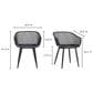 Moe"s Home Collection Patio Chair S/2, , large