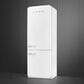 SMEG 18.01 Cu. Ft. Retro Bottom Freeze Refrigerator with Left Hinge in White, , large