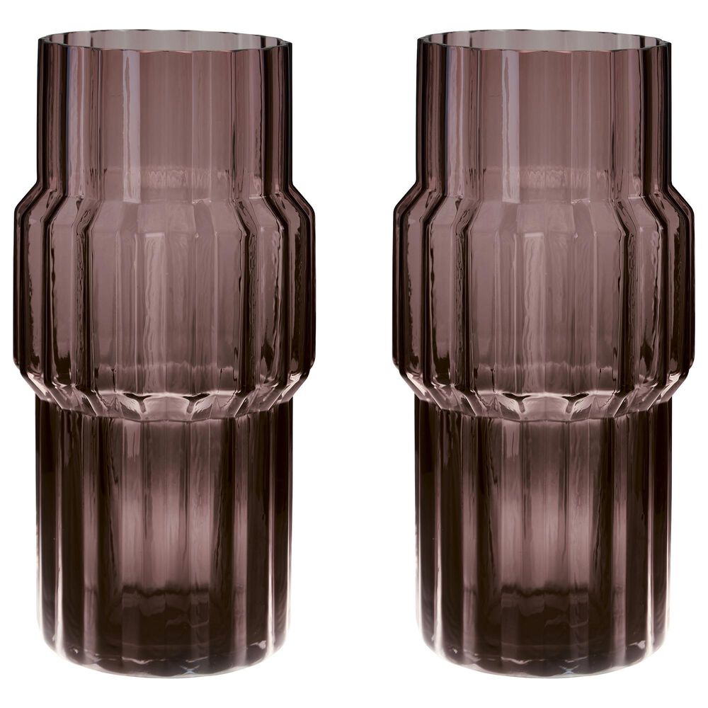 Ashley Dorlow 14" Vase in Mauve (Set of 2), , large